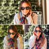 imageMEETSUN Polarized Sunglasses for Women Men Trendy Classic Retro Designer StyleTransparent Gray Frame Gray Lens
