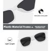 imageMEETSUN Polarized Sunglasses for Women Men Trendy Classic Retro Designer StyleWhite Frame  Grey