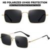 imageMEETSUN Rectangle Polarized Sunglasses for Women Men Retro Classic Square Sun Glasses UV400 Protection Vintage Metal Frame3pack GoldGrayblue Mirror Lenspink Mirror Lens
