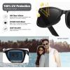 imageMEETSUN Retro Polarized Sunglasses for Women Men Classic Mirror Lens Driving Trendy Sun Glasses UV Protection 3 Pack3 Pack BlackBrown GradientLeopard