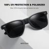 imageMEETSUN Retro Polarized Sunglasses for Women Men Classic Mirror Lens Driving Trendy Sun Glasses UV Protection 3 Pack3 Pack BlackBrown GradientLeopard