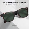 imageMEETSUN Retro Polarized Sunglasses for Women Men Classic Mirror Lens Driving Trendy Sun Glasses UV Protection 3 Pack3 Pack BlackLeopard BrownLeopard Olive
