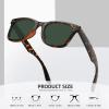 imageMEETSUN Retro Polarized Sunglasses for Women Men Classic Mirror Lens Driving Trendy Sun Glasses UV Protection 3 Pack3 Pack BlackLeopard BrownLeopard Olive