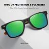 imageMEETSUN Retro Polarized Sunglasses for Women Men Classic Mirror Lens Driving Trendy Sun Glasses UV Protection 3 Pack3 Pack BlackPurple BlueGreen Orange