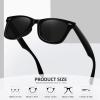 imageMEETSUN Retro Polarized Sunglasses for Women Men Classic Mirror Lens Driving Trendy Sun Glasses UV Protection 3 Pack3 Pack BlackPurple PinkPink