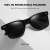 imageMEETSUN Retro Polarized Sunglasses for Women Men Classic Mirror Lens Driving Trendy Sun Glasses UV Protection 3 Pack3 Pack BlackPurple PinkPink