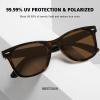 imageMEETSUN Retro Polarized Sunglasses for Women Men Classic Mirror Lens Driving Trendy Sun Glasses UV Protection 3 Pack3 Pack BlackTortoise BrownBrown Tortoise