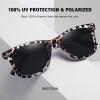 imageMEETSUN Retro Polarized Sunglasses for Women Men Classic Mirror Lens Driving Trendy Sun Glasses UV Protection 3 Pack3 Pack BlackTortoiseshellLeopard