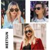 imageMEETSUN Retro Polarized Sunglasses for Women Men Classic Mirror Lens Driving Trendy Sun Glasses UV Protection 3 Pack3 Pack BlackTortoiseshellLeopard