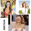 imageMEETSUN Retro Polarized Sunglasses for Women Men Classic Mirror Lens Driving Trendy Sun Glasses UV Protection 3 Pack3 Pack BluePurplePink