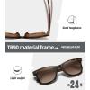 imageMEETSUN Retro Polarized Sunglasses for Women Men Classic Mirror Lens Driving Trendy Sun Glasses UV Protection 3 Pack3 Pack Leopard BrownTortoiseshellLeopard