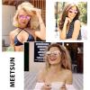 imageMEETSUN Retro Polarized Sunglasses for Women Men Classic Mirror Lens Driving Trendy Sun Glasses UV Protection 3 Pack3 Pack Pink
