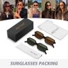 imageMEETSUN Retro Rectangular Sunglasses for Women Trendy Vintage 90s Small Square Sun Glasses UV Protection2packtortoiseBrowntortoiseDark Green