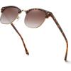 imageMEETSUN Retro Semi Rimless Polarized Sunglasses for Men Women Classic Trendy Driving Sun Glasses UV ProtectionB17matte Leopardgolden RimBrown Gradient