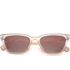 imageMEETSUN Retro Vintage Cat Eye Polarized Sunglasses for Women Trendy Designer Style Cateye Sun GlassesLight Brown Frame Brown Gradient Lens