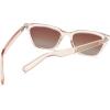 imageMEETSUN Retro Vintage Cat Eye Polarized Sunglasses for Women Trendy Designer Style Cateye Sun GlassesLight Brown Frame Brown Gradient Lens