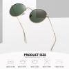 imageMEETSUN Round Polarized Sunglasses for Women Men Classic Retro Metal Frame Sun Glasses UV Protection3 Pack GoldGrey  GoldDark Green  Silver