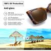 imageMEETSUN Trendy Retro Cat Eye Oversized Sunglasses for Women Stylish Vintage Wide Legs Square 90s Big Shades UV400 ProtectionTortoiseshell FrameBrown Lens