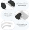 imageMEETSUN Trendy Retro Cat Eye Oversized Sunglasses for Women Stylish Vintage Wide Legs Square 90s Big Shades UV400 ProtectionWhite FrameGray Lens