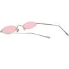 imageMEETSUN Vintage 90s Small Oval Sunglasses For Women Men Metal Frames Designer Gothic GlassesC13sliverpink