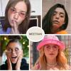 imageMEETSUN Vintage 90s Small Oval Sunglasses For Women Men Metal Frames Designer Gothic GlassesC13sliverpink