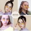imageMEETSUN Vintage 90s Small Oval Sunglasses For Women Men Metal Frames Designer Gothic GlassesC39sliveryellow