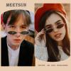 imageMEETSUN Vintage 90s Small Oval Sunglasses For Women Men Metal Frames Designer Gothic GlassesC48goldgray