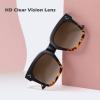 imageMEETSUN Vintage Square Oversized Sunglasses for Women Fashion Retro Designer Shades Big Trendy Large SunniesBlacktortoise  Brown