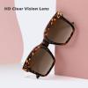 imageMEETSUN Vintage Square Oversized Sunglasses for Women Fashion Retro Designer Shades Big Trendy Large SunniesTortoiseBrown