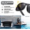 imagePolarized Sunglasses for Men Women Classic Sports Driving Sun Glasses UV400 ProtectionTr Black Framegray Lens