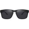 imagePolarized Sunglasses for Men Women Classic Sports Driving Sun Glasses UV400 ProtectionTr Black Framegray Lens