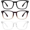 3 Pack Black + Brown Gradient + Clear