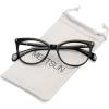 Black Frame Clear Lens