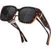 Xl-brown Tortoise Frame-grey Lens