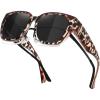 Xl-grey Leopard Frame-grey Lens