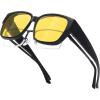imageMEETSUN Oversized Fit Over Glasses Sunglasses for Women Men Trendy Polarized UV Protection Sun Glasses for DrivingNight Vision