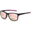 Black Frame-pink Mirror Lens