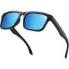 Matte Black/Blue Mirrored
