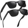 2 Pack C3 Matte Black Frame/Grey Lens
