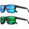 2 Pack-blue Mirror Lens+green Mirror Lens