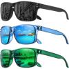 3pack-black+clear Blue+clear Green