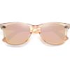 Brown Frame Champagne Mirrored Lens