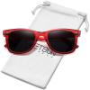 Light Red Frame Grey Lens