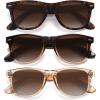 (3 Pack) Brown + Brown Gradient + Tortoise Brown