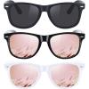 (3 Pack) Matte Black + Black Pink + White Pink