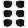 (3 Pack) White Frame/Grey Lens