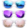 3 Pack Blue Mirrored + Purple Mirrored + Pink Mirrored