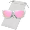 Pink Mirror / Clear Frame