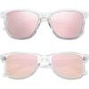 imageMEETSUN Retro Polarized Sunglasses and Classic Square Polarized Sunglasses