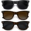 (3 Pack) Black/Leopard Brown/Leopard Grey